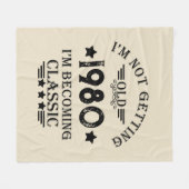 Gepersonaliseerd  verjaardagscadeau fleece deken (Voorkant (Horizontaal))