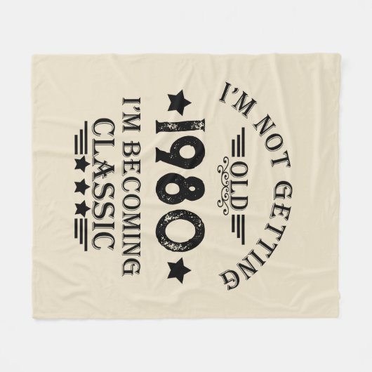 Gepersonaliseerd  verjaardagscadeau fleece deken (Voorkant (Horizontaal))