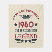 Gepersonaliseerd verjaardagscadeau fleece deken (Voorkant)