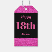  gepersonaliseerd verjaardagscadeau labels 18e cadeaulabel (Voorkant)