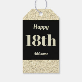  gepersonaliseerd verjaardagscadeau labels 18e cadeaulabel