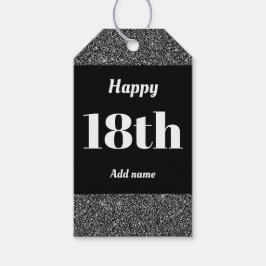  gepersonaliseerd verjaardagscadeau labels 18e cadeaulabel