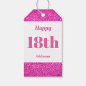  gepersonaliseerd verjaardagscadeau labels 18e cadeaulabel (Voorkant)