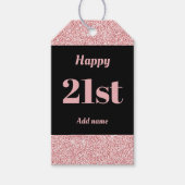  gepersonaliseerd verjaardagscadeau labels 21 cadeaulabel (Voorkant)