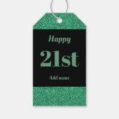  gepersonaliseerd verjaardagscadeau labels 21 cadeaulabel (Voorkant)