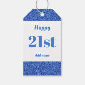  gepersonaliseerd verjaardagscadeau labels 21 cadeaulabel (Voorkant)