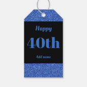  gepersonaliseerd verjaardagscadeau labels 40e cadeaulabel (Voorkant)