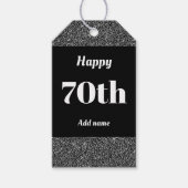  gepersonaliseerd verjaardagscadeau labels 70e cadeaulabel (Voorkant)