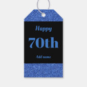  gepersonaliseerd verjaardagscadeau labels 70e cadeaulabel (Voorkant)