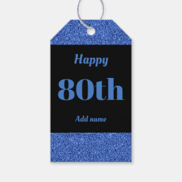  gepersonaliseerd verjaardagscadeau labels 80e cadeaulabel