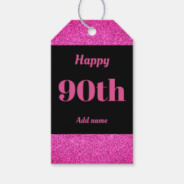  gepersonaliseerd verjaardagscadeau labels 90e cadeaulabel