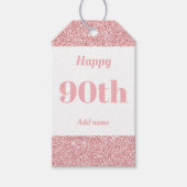 gepersonaliseerd verjaardagscadeau labels 90e cadeaulabel (Voorkant)