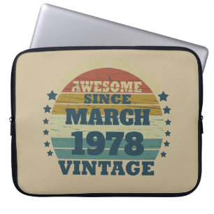 Gepersonaliseerd verjaardagscadeau laptop sleeve