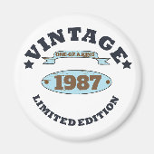 Gepersonaliseerd  verjaardagscadeau magneet (Voorkant)