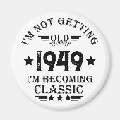 Gepersonaliseerd  verjaardagscadeau magneet (Voorkant)