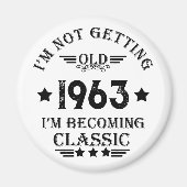 Gepersonaliseerd  verjaardagscadeau magneet (Voorkant)