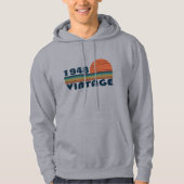Gepersonaliseerd  verjaardagscadeau mannen hoodie (Voorkant)