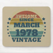 Gepersonaliseerd  verjaardagscadeau muismat (Voorkant)