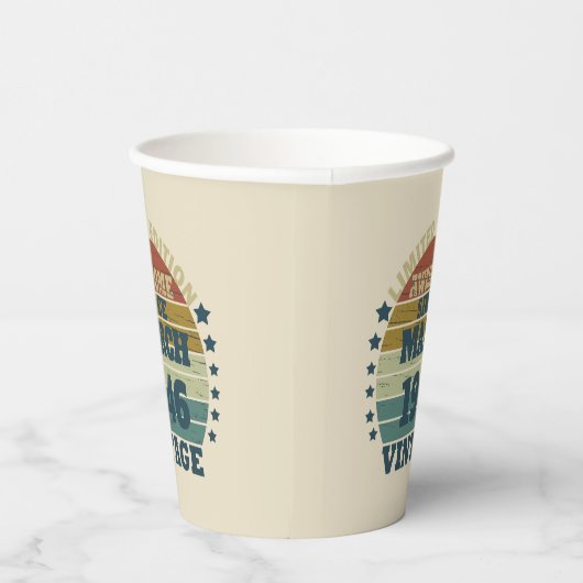 Gepersonaliseerd  verjaardagscadeau papieren bekers (Rechts)