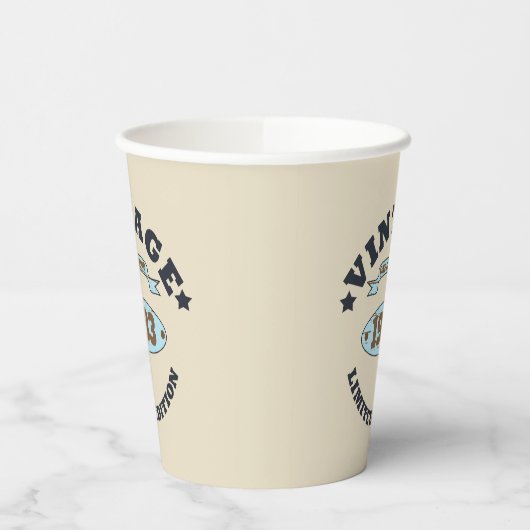 Gepersonaliseerd  verjaardagscadeau papieren bekers (Links)