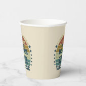 Gepersonaliseerd verjaardagscadeau papieren bekers (Rechts)