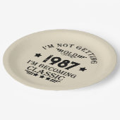 Gepersonaliseerd verjaardagscadeau papieren bordje (Gekanteld)