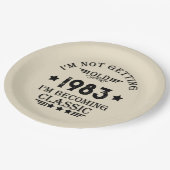 Gepersonaliseerd verjaardagscadeau papieren bordje (Gekanteld)