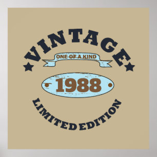 Gepersonaliseerd  verjaardagscadeau poster