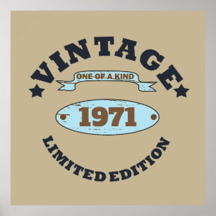 Gepersonaliseerd  verjaardagscadeau poster