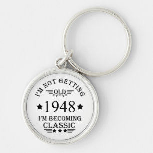 Gepersonaliseerd verjaardagscadeau sleutelhanger