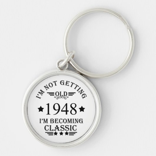 Gepersonaliseerd  verjaardagscadeau sleutelhanger (Voorkant)