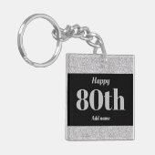  gepersonaliseerd verjaardagscadeau sleutelhanger  (Voorkant Links)