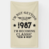 Gepersonaliseerd  verjaardagscadeau spandoek (Verticaal)