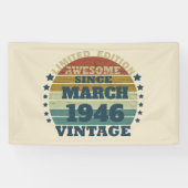 Gepersonaliseerd  verjaardagscadeau spandoek (Horizontaal)