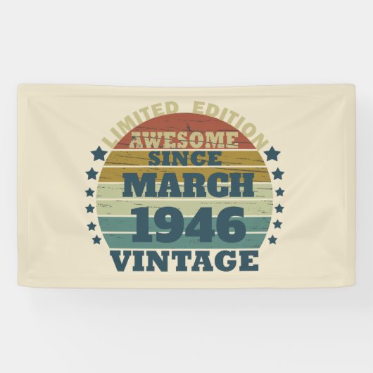 Gepersonaliseerd  verjaardagscadeau spandoek (Horizontaal)