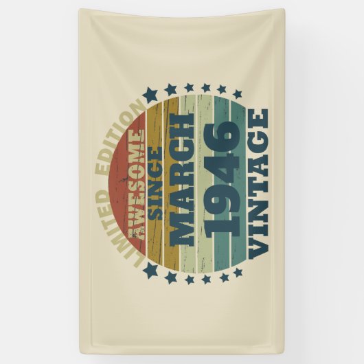 Gepersonaliseerd  verjaardagscadeau spandoek (Verticaal)