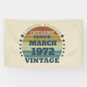 Gepersonaliseerd verjaardagscadeau spandoek (Horizontaal)