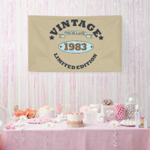Gepersonaliseerd verjaardagscadeau spandoek