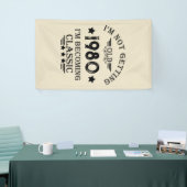 Gepersonaliseerd  verjaardagscadeau spandoek (Beurs)