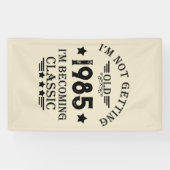 Gepersonaliseerd  verjaardagscadeau spandoek (Horizontaal)