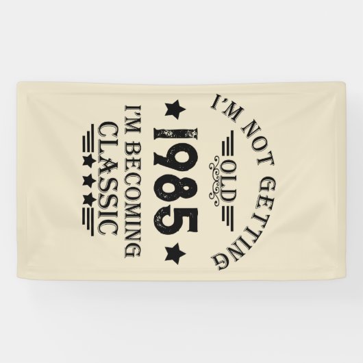 Gepersonaliseerd  verjaardagscadeau spandoek (Horizontaal)