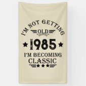 Gepersonaliseerd  verjaardagscadeau spandoek (Verticaal)