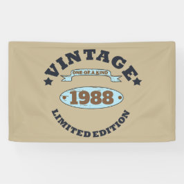 Gepersonaliseerd verjaardagscadeau spandoek