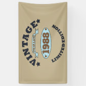 Gepersonaliseerd  verjaardagscadeau spandoek (Verticaal)