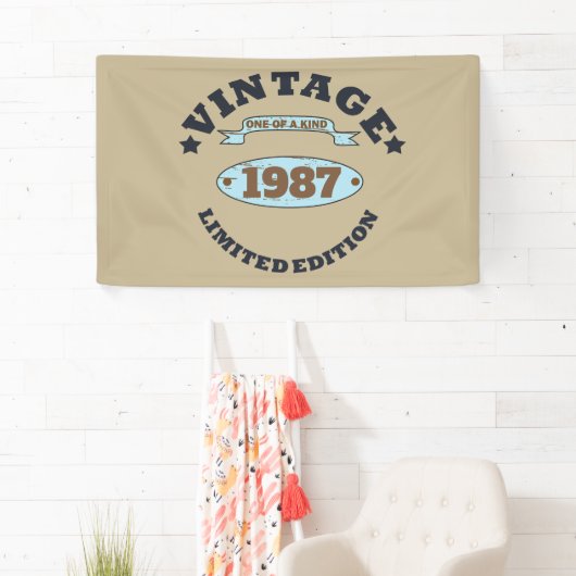 Gepersonaliseerd verjaardagscadeau spandoek (Insitu)