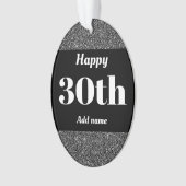 gepersonaliseerd verjaardagscadeau-versienummer 3 ornament (voorkant)