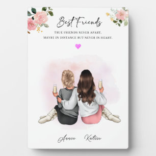 Gepersonaliseerd verjaardagscadeau voor Beste Vrie Fotoplaat