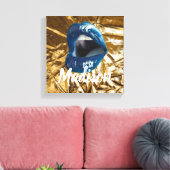 Gepersonaliseerd verjaardagscadeau voor vrouw, vri canvas afdruk (Insitu (Woonkamer))