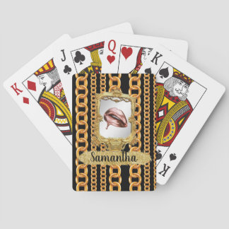 Gepersonaliseerd verjaardagscadeau voor vrouw, vri pokerkaarten