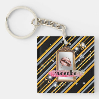 Gepersonaliseerd verjaardagscadeau voor vrouw, vri sleutelhanger